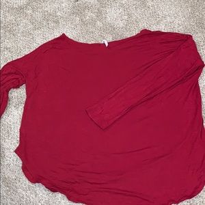 Red long sleeve